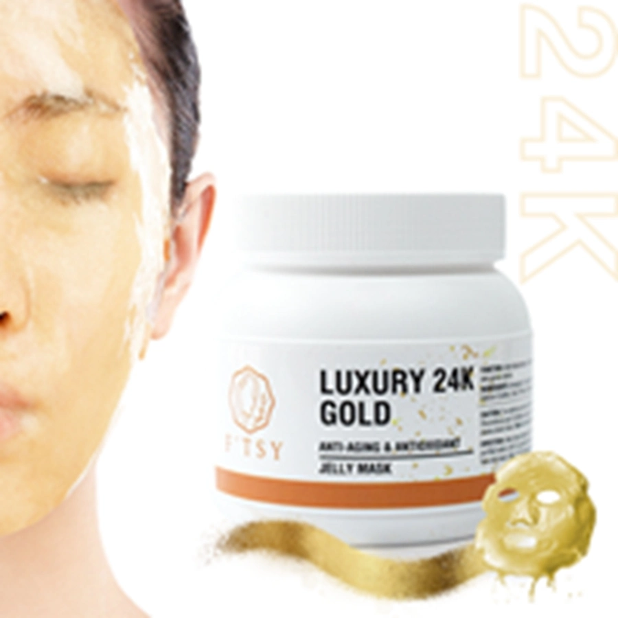 Jelly-Like Texture Refreshing Fragrances Deep Hydration Nourishing Skin Care Face &amp; Body Organic Peel off Powder Vampire 24K Gold Jelly Mask