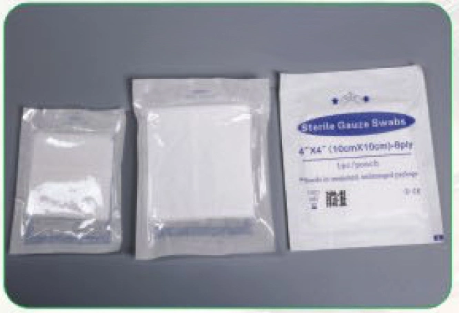 100% Cotton Gauze Swab (Sterile Available) Medical Disposable Consumables Size 3X3