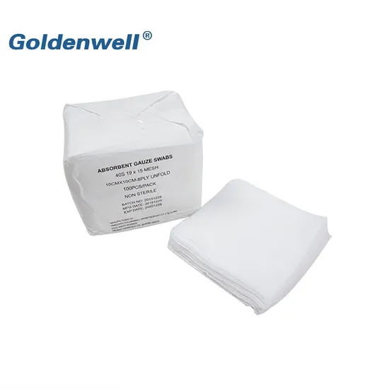 Surgical Cotton Gauze Pad 10cmx10cm
