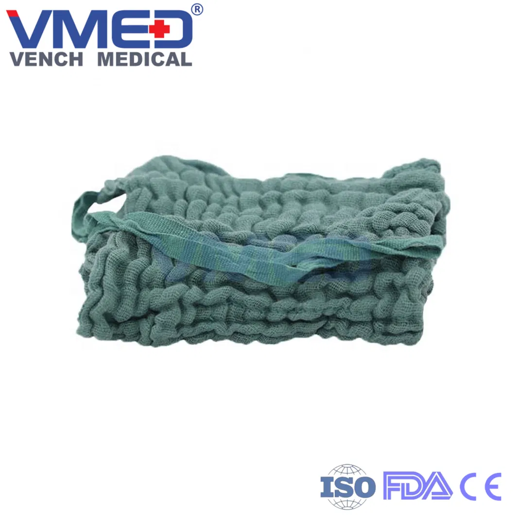 China Manufacturer Gauze Abdominal Pad with X Ray Threads Prewashed