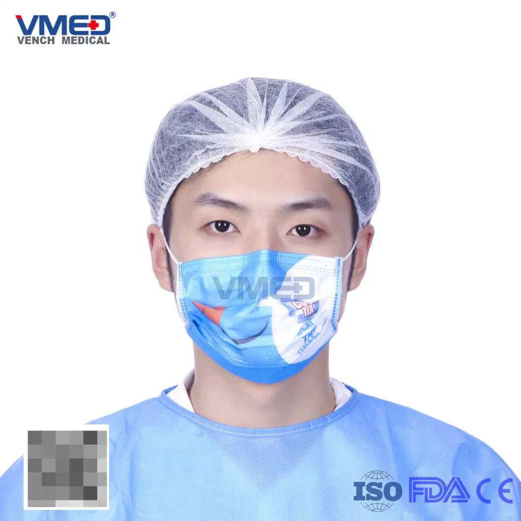 Protective Surgical Medical Face Mask, Doctor&prime;s Mask, Surgical Mask, Bfe95mask, Bfe99mask, 3-Ply Face Mask with Earloop, Medical Mask