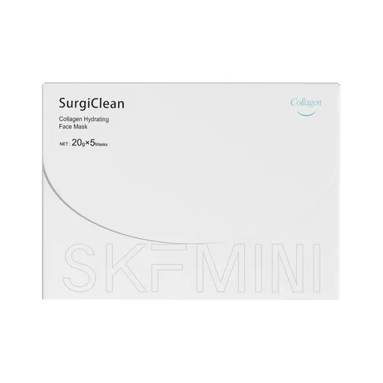 Surgiclean Collagen Hydration Face Mask 20g*5PCS for Skin Care with CE Approved 