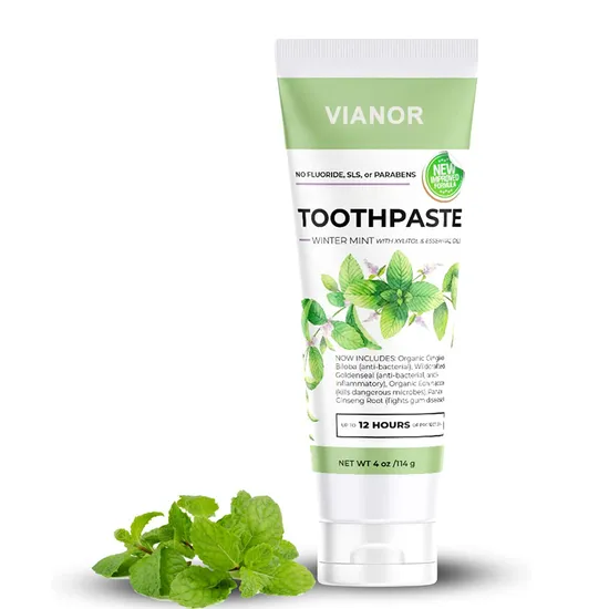 Top Supplier Calcium and Fluoride Herbal Mint Pristine Gleam Adult Toothbrush