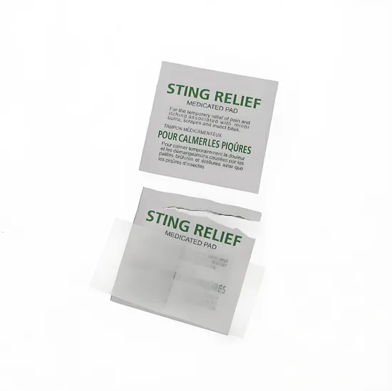 Disposable Medical Gauze Sterile Sting Relief Antiseptic Swab/Prep Pad/Wipe 