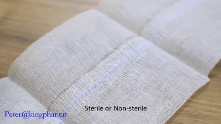 Manufacturer of Medical High Absorbent Cotton Gauze Swab Gauze Sponge Compress Gauze Pad 