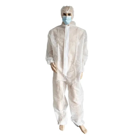 Disposable Protective Coverall PP Non Woven Chemical Clothing Disposable Coverall 