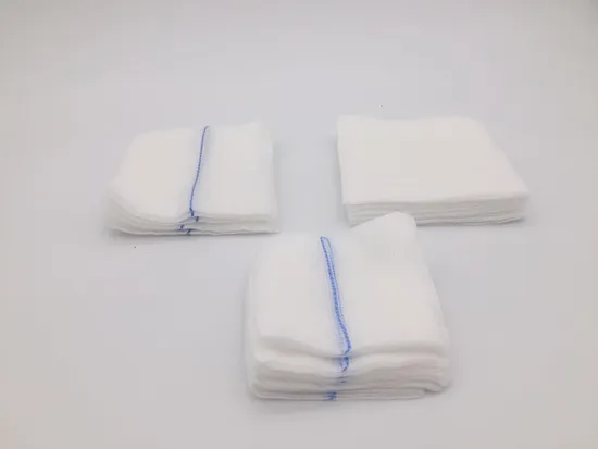 OEM Medical Consumables 100% Cotton Gauze Disposable Wound Pad 