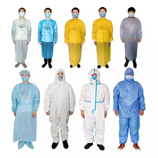 Industrial Supplies Disposable Non Woven PP PE SMS Microporous Coverall Protective Coverall 