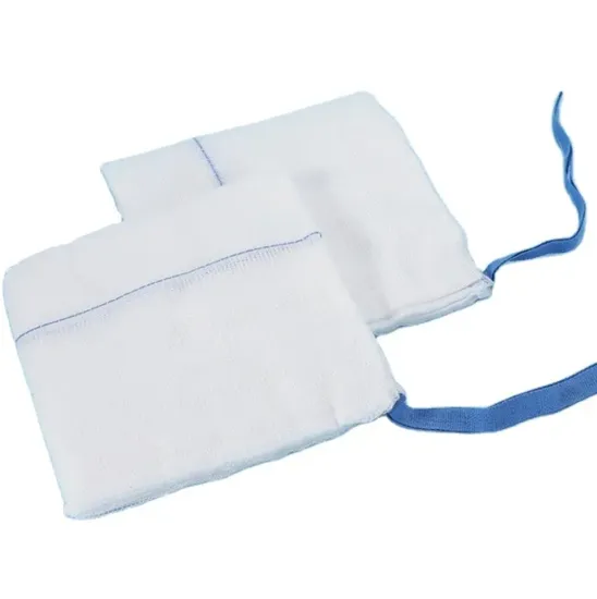Abdominal Pads with Blue Tape Medical Consumable Gauze Swab Absorbent Surgical Sterile Gauze Lap Sponge 