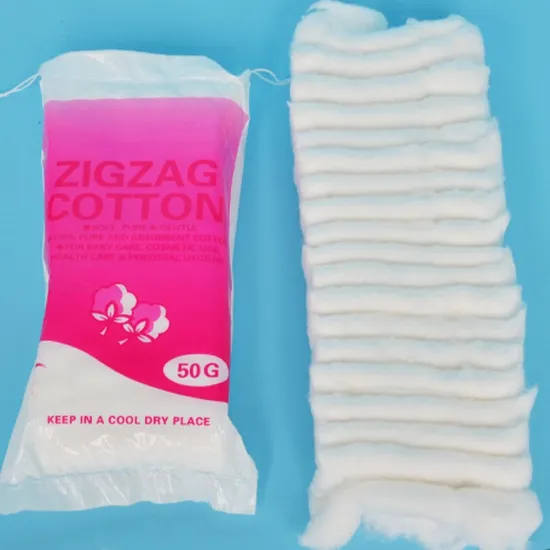 Medical Cotton Roll Absorbent Cotton Roll 50g/100g/200g/300g/400g/454G/500g/1000g in a Roll, Each in a Polybag or Kraftpaper 